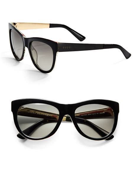 gucci cat eye frame sunglasses|gucci 55mm cat eye sunglasses.